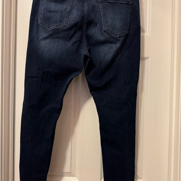 Fashion Nova Blue Skinny Distressed Jeans - Picture 7 of 12